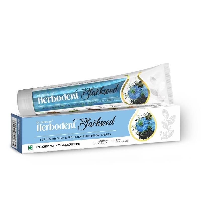 Зубная паста Хербодент с Черным Тмином (Black Seed Dr.Jaikaran) 100 гр