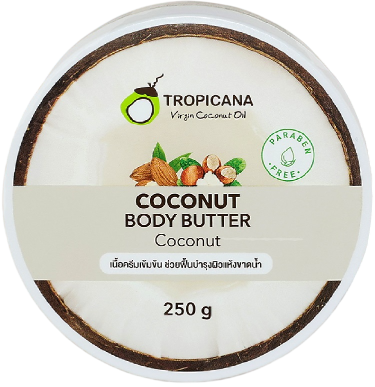 Кокосовое крем-масло Coconut, Tropicana, 250 мл
