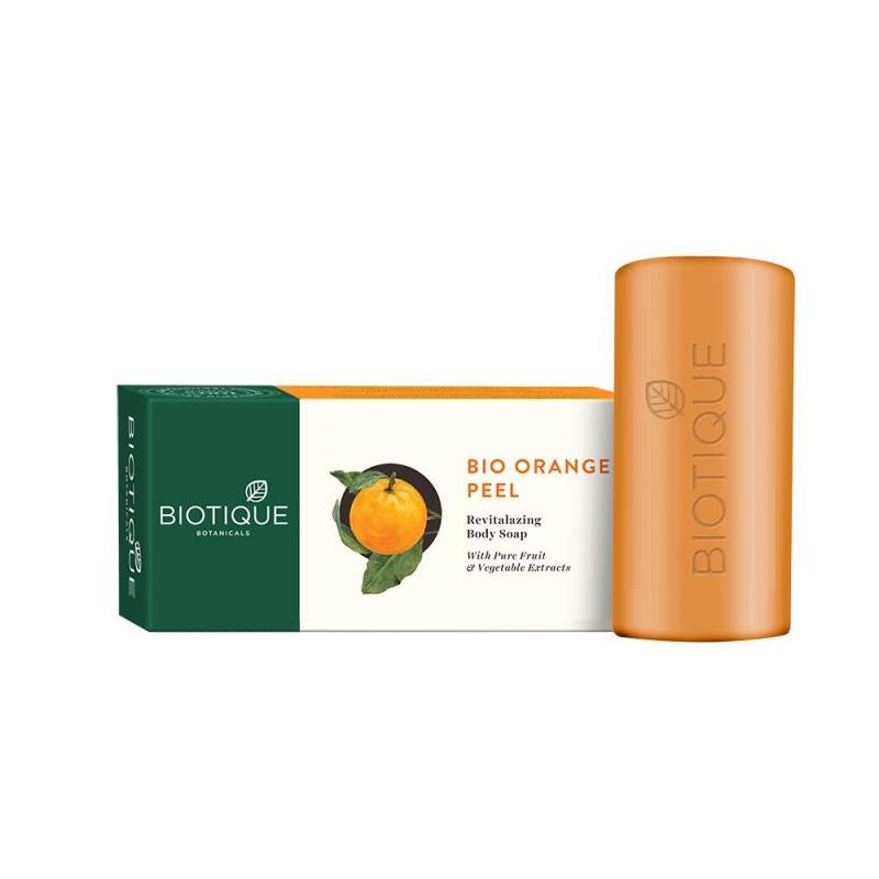 Восстанавливающее мыло Апельсиновая корка Биотик (Orange Peel Revitalizing Body Soap Biotique) 150 гр