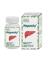 Хепаски для защиты печени от токсинов (Hepasky Indisky Herbs) 60 таблеток
