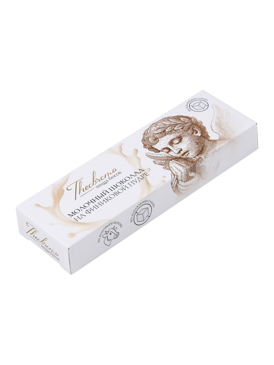 Молочный шоколад без добавления сахара на финиковой пудре, Theobroma, 30 гр