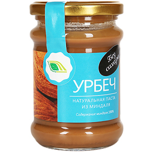 Урбеч миндальный Биопродукты, паста из Миндальных орехов, 280 г