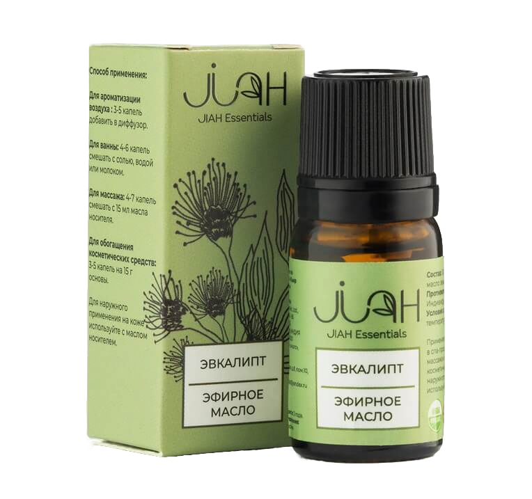 Эфирное масло Эвкалипт (Eucalyptus Oil Jiah Essentials) 10 мл