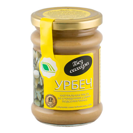 Урбеч - паста из семян подсолнечника, Биопродукты, 280 гр