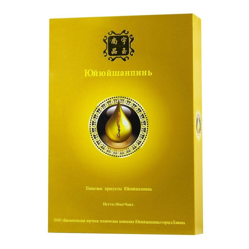Эликсир Кордицепс Юй Юйшанпинь (Королевский Кордицепс) 6 флаконов по 30 мл