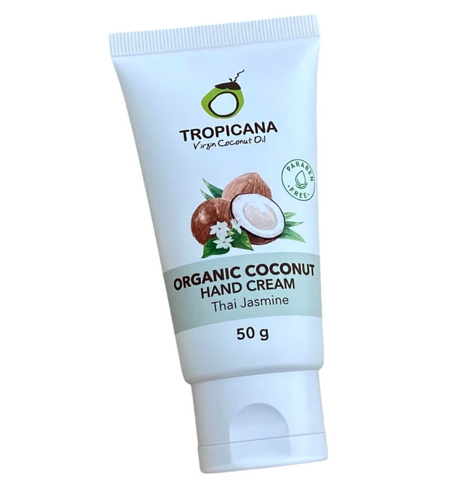 Органический крем для рук на кокосовом масле Тайский Жасмин, Tropicana, 50 мл