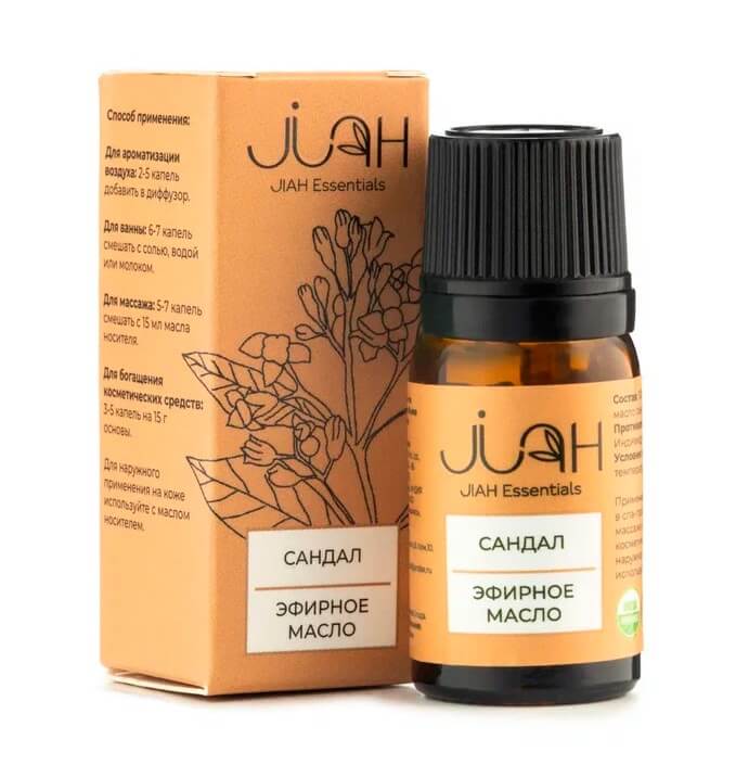 Эфирное масло Сандал (Sandalwood Essential Oil JIAH Essentials) 10 мл