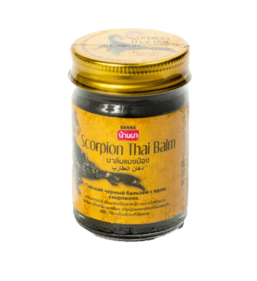 ​​​​​​​Тайский бальзам черный Скорпион, Banna, 50 гр