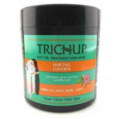 Лечебная маска для волос с горячим маслом Hot Oil Hair Mask Hair Fall Control, Trichup, VASU 500 мл