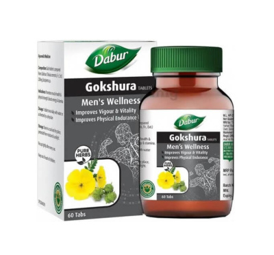 Gokshura Men's Wellness, Dabur (Гокшура Мужское Здоровье Дабур), 60 таблеток
