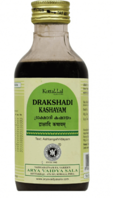 Аюрведический тоник Дракшади Кашаям, Drakshadi Kashayam Kottakkal, 200 мл