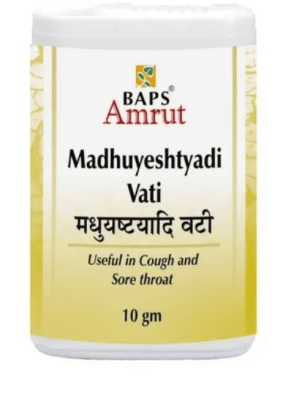 Мадхуештьяди Вати, Madhuyeshtyadi Vati, Baps Amrut, 10 г