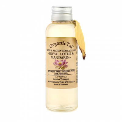 Масло для тела Королевский Лотос и Мандарин, Organic Tai, 120 мл