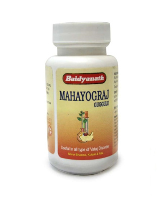 Махайогарадж Гуггул, Mahayogaraj Guggulu Baidyanath 40 таб