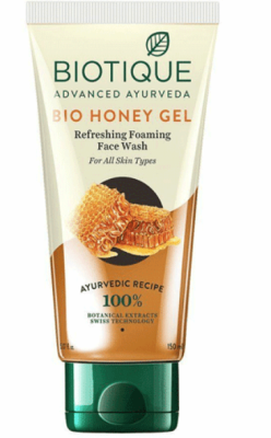 Гель для умывания с медом, Биотик, Bio Honey Gel Refreshing Foaming Face Cleanser, Biotique, 100 мл