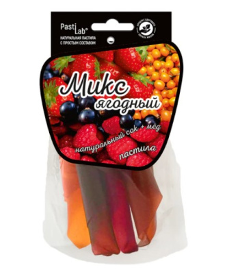 Пастила натуральная Ягодный микс, PastiLab, 50 г