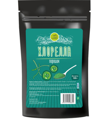 Хлорелла органическая ТМ Дары Памира, порошок, 100 гр