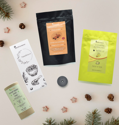 Набор подарочный бокс «Хорошо там, где дом» GreenCardamon