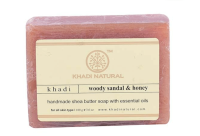 Мыло Сандаловое дерево и Мед, Кхади, Soap Woody Sandal Honey, Khadi, 100 г