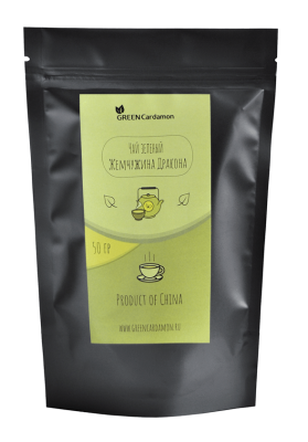 Чай зеленый Жемчужина Дракона (Люй Лун Чжу), 50 гр