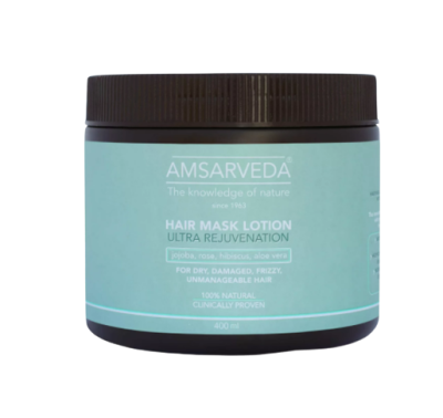 Маска для глубокого восстановления поврежденных волос Hair Mask Lotion Ultra Rejuvenation, Amsarveda, 400 мл