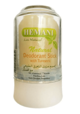 Дезодорант-кристалл с куркумой, Deodorant stick Hemani, 70 г