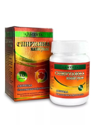 Спирулина Самхита, Spirulina Samhita, 30 капсул