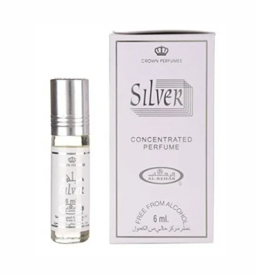 Масляные духи Сильвер, Silver, Al Rehab, 6 мл