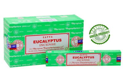 Благовония Эвкалипт Сатья, Eucalyptus Satya Incense, 15 гр