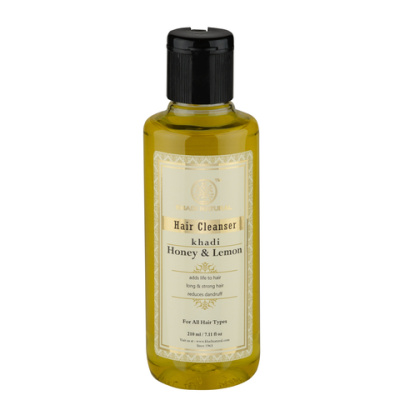Травяной шампунь Мед и Лимонный сок, Shampoo Honey Lemon juice Khadi, 210 мл