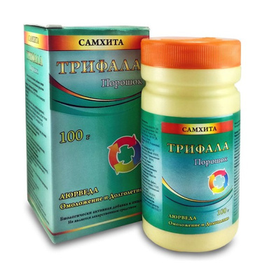 Трифала порошок (Triphala Churna Samhita), 100 гр