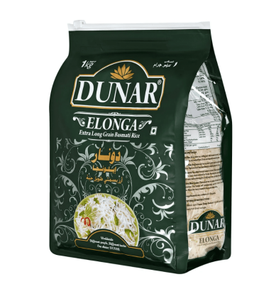 Рис басмати «Элонга» Dunar пакет, 1 кг