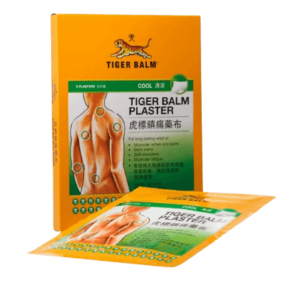 Обезболивающий охлаждающий Тигровый пластырь, Plaster Tiger Balm Cool, 2 шт