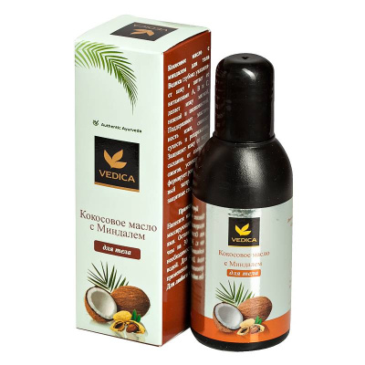 Кокосовое масло с миндалем для тела Veda Vedica 100 мл