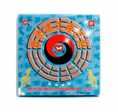 Пластырь Синьи 003 (синий) при пяточной шпоре, 4 шт