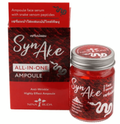 Ампульная сыворотка для лица с пептидами яда змеи, Nina Buda, 50 мл