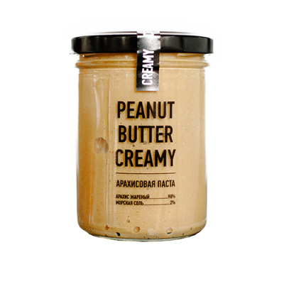 Арахисовая паста Creamy (кремовая) Arahis Project, 200 гр