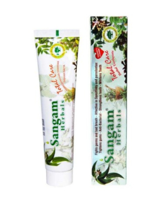 Травяная зубная паста Сангам Sangam Herbals, 100 гр