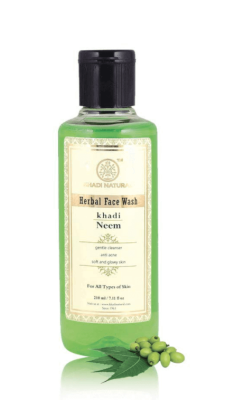 Гель для умывания с Нимом, Кхади, Neem Face Wash, Khadi, 210 мл