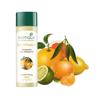 Массажное масло для тела Биотик Био Витамин Bio vitamin Biotique, 200 мл