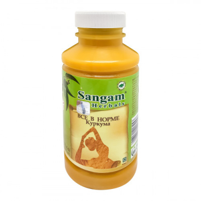 Сок куркумы, Сангам Хербалс (Turmeric juice Sangam Herbals), 500 мл