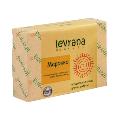 Натуральное мыло ручной работы Марокко Леврана, (Levrana), 100г