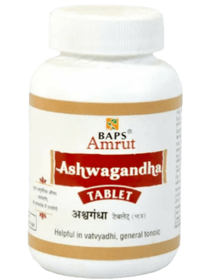 Ашвагандха Бапс Амрут, Ashwagandha Tablet, Baps Amrut, 160 таб (100 г)