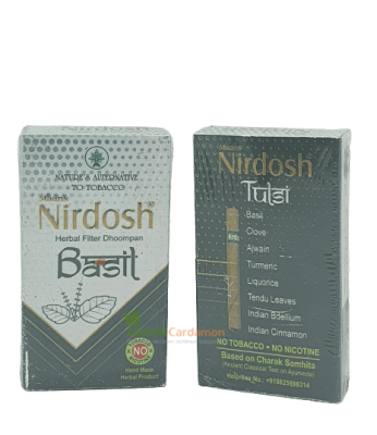 Безникотиновые сигареты Нирдош с базиликом Nirdosh basil, фильтр, 10 шт