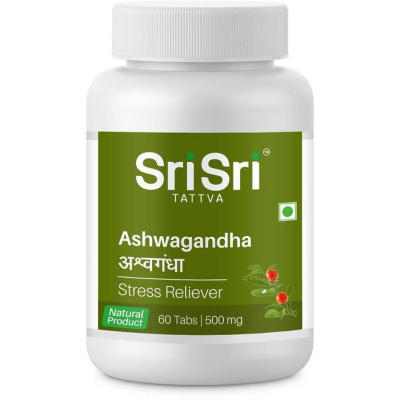 Ашвагандха Шри Шри Аюрведа, Ashwagandha Sri Sri, 60 таб