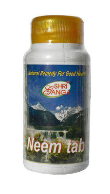 Ним Шри Ганга Shri Ganga Neem tab, 200 таб — для очищения крови и кожи