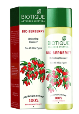 Очищающий лосьон для лица Био Барбарис Биотик, Bio Berberry Hydrating Cleanser, Biotique, 120 мл