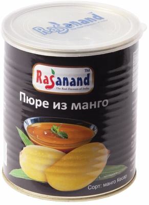 Пюре из Манго без сахара (Kesar Mango Pulp) 450 гр