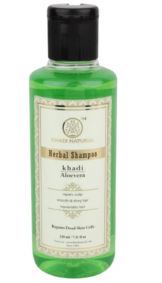 Аюрведический шампунь Алое Вера, Кхади, Aloevera shampoo, Khadi, 210 мл
