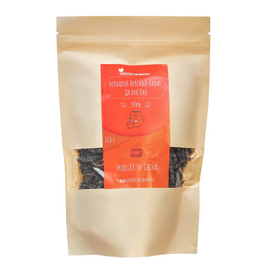 Да Хун Пао Большой красный халат Улун, 100 гр